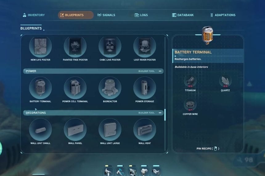 Як розблокувати Батарейний термінал у Subnautica 2